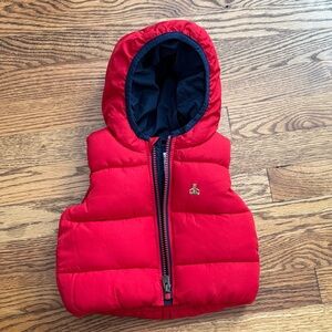 Baby GAP 0-6mo Hooded Puffer Vest